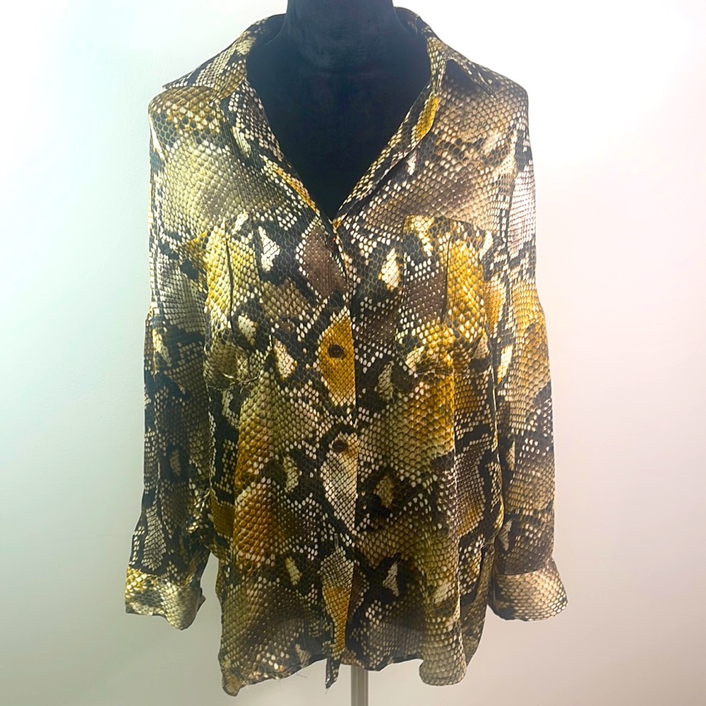 Python Printer Blouse - image 1